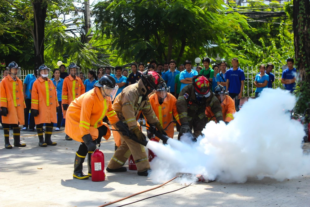 Fire safety training for employees