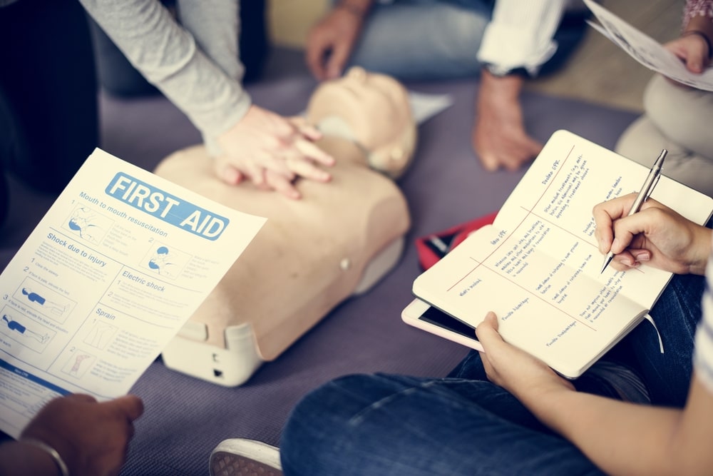 First aid course