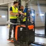 Forklift training in warehouse - AIP Safety